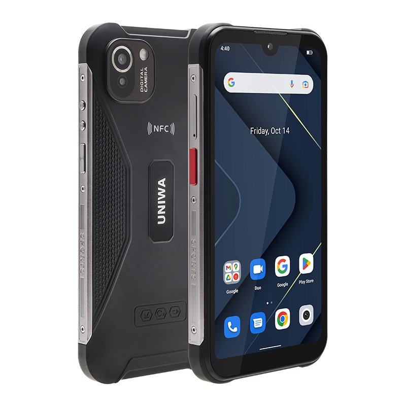 5 Inch Global 4G LTE NFC Mobilephones UNIWA W555 with SOS Button Android 12 Smartphones